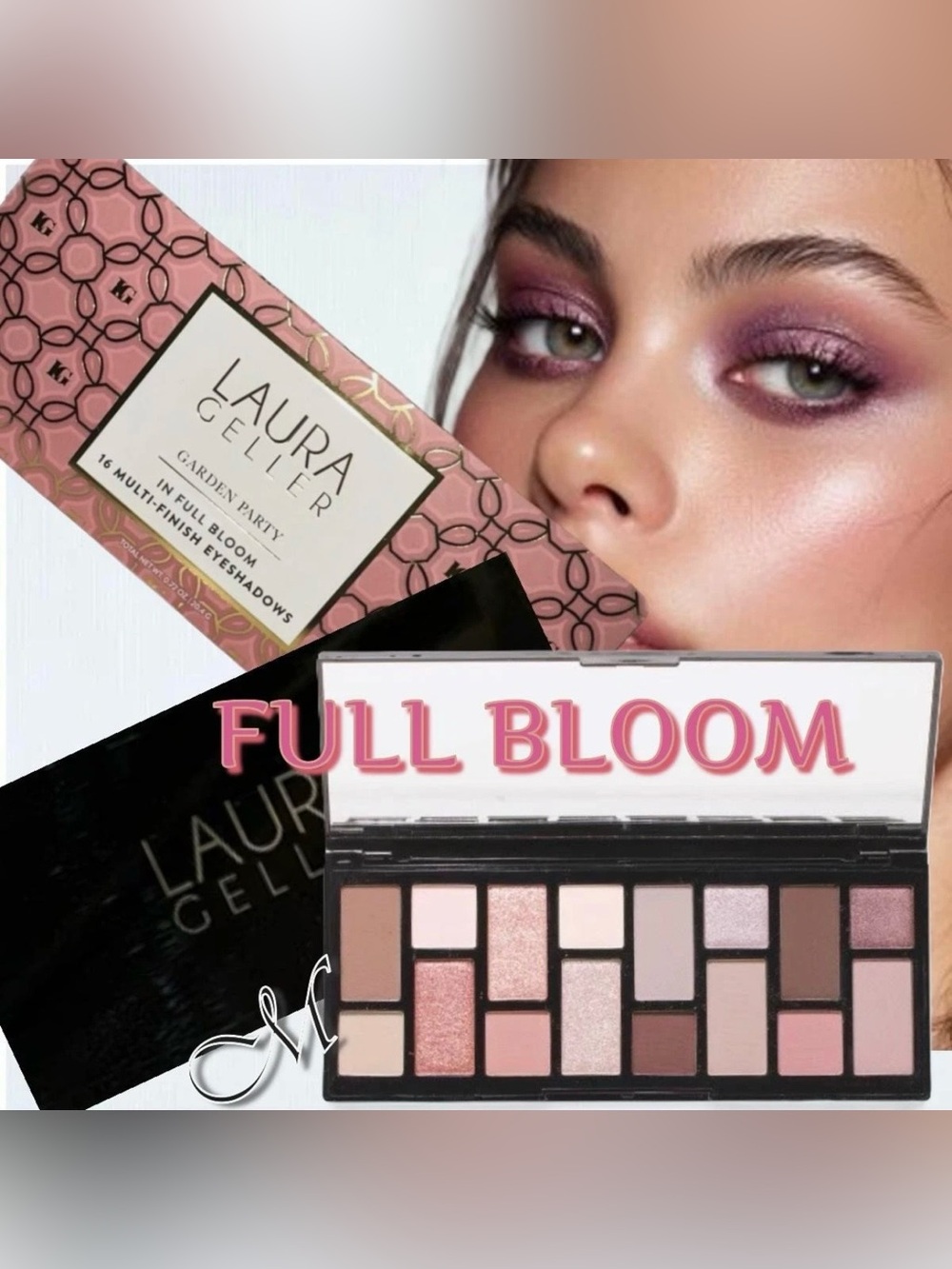 Laura Geller Garden Party IN FULL BLOOM* 16 Multi-Finish Eyeshadow Palette NIB